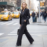 Pantalon de costume taille haute Elegancia – Une silhouette élancée, jour après jour