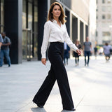 Pantalon de costume taille haute Elegancia – Une silhouette élancée, jour après jour